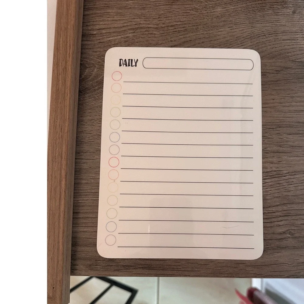 Dry Erase‎ Calendar Set Magnetic Weekly Monthly Daily Planner 2025 Desk Calendar